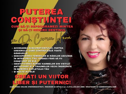 PUTEREA CONȘTIINȚEI: CUM SĂ-ȚI REPROGRAMEZI MINTEA ȘI SĂ-ȚI RESCRII DESTINUL