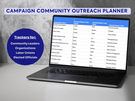 Campaign Political Tracker