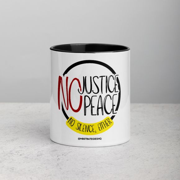 No Justice Mug