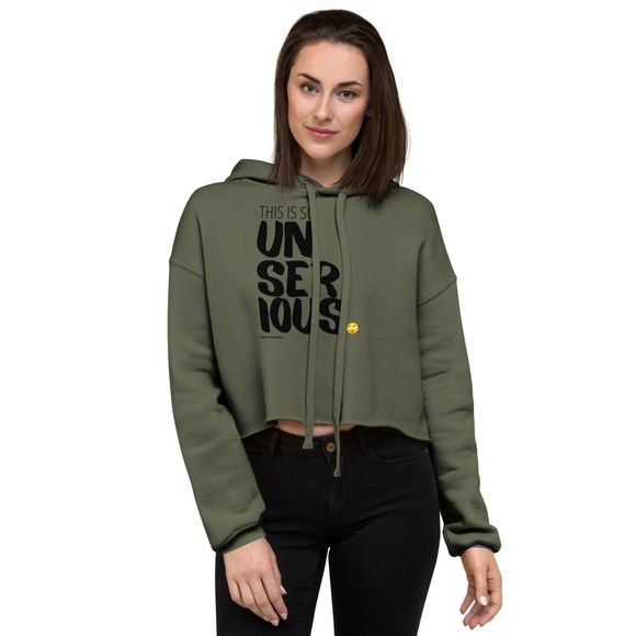 Unserious Cropped Hoodie