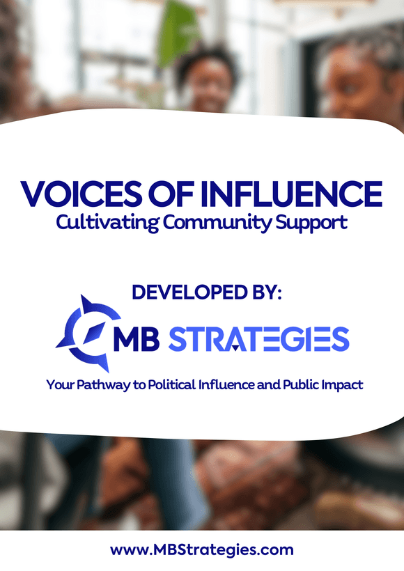 Voices of Influence: Cultivating Community Support Workbook