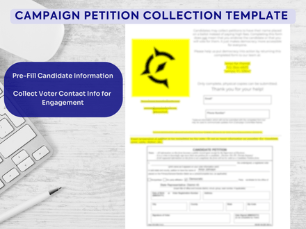 Campaign Candidate Petition Template