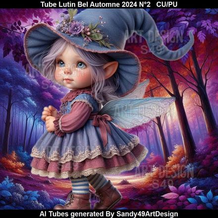 Tube Lutin Bel Automne 2024 N°2