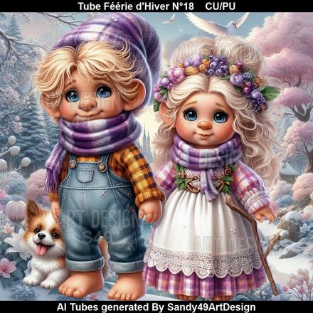 Tube Féérie d'Hiver N°18