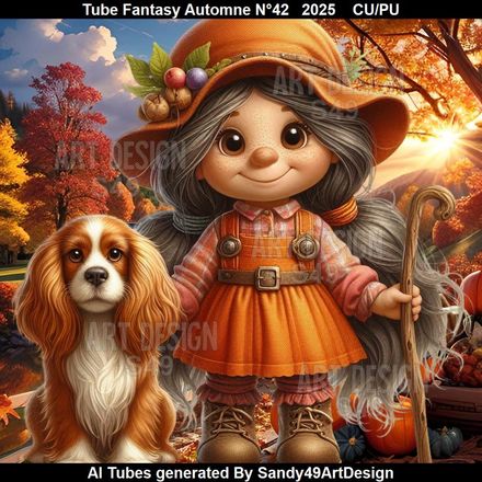 Tube Fantasy Automne N°42   2025