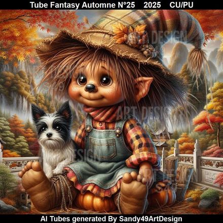 Tube Fantasy Automne N°25   2025
