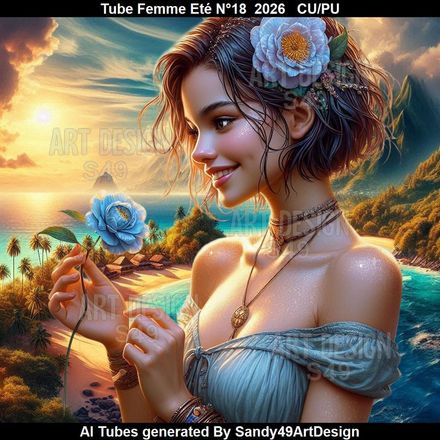 Tube Femme Eté N°18  2026
