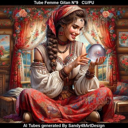 Tube Femme Gitan N°9