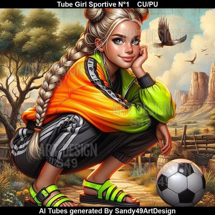 Tube Girl sportive N°1