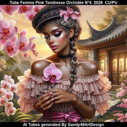Tube Femme Pink Tendresse Orchidée N°4  2026