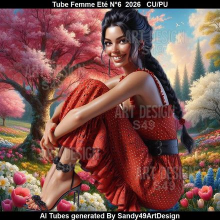 Tube Femme Eté N°6  2026