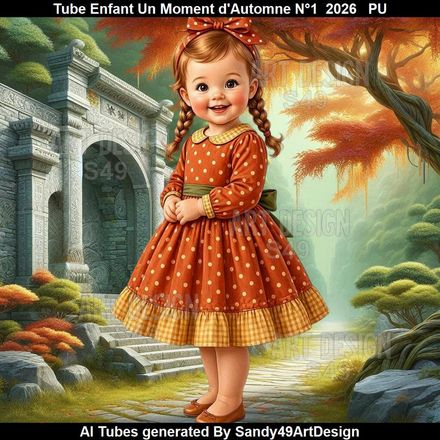 Tube Enfant Un Moment d'automne N°1  2026