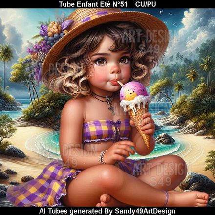 Tube Enfant Eté N°51