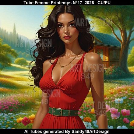 Tube Femme Printemps N°17  2026