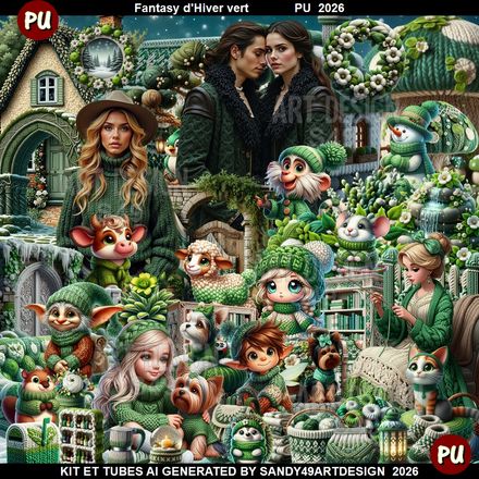 Fantasy d'Hiver vert   2026