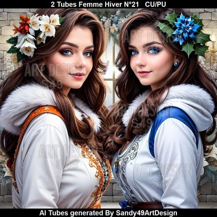 2 Tubes Femme Hiver N°21