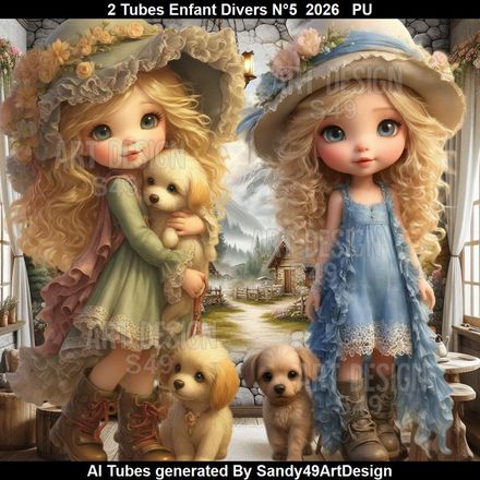 2 Tubes Enfant Divers N°5  2026