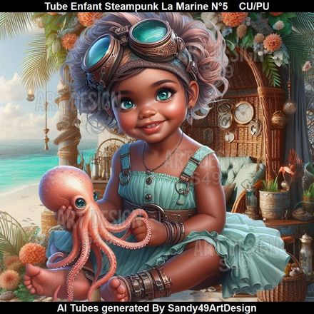 Tube Enfant Steampunk La Marine N°5