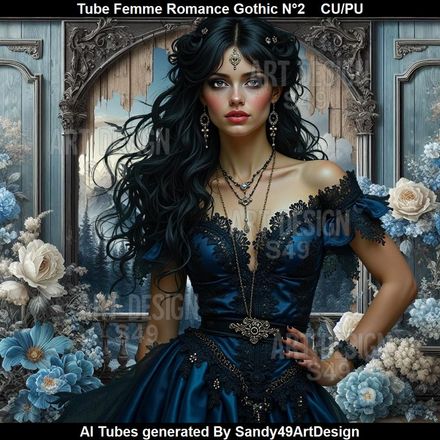 Tube Femme Romance Gothic N°2   2026