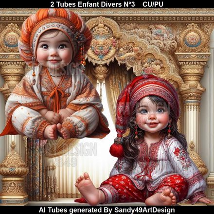 2 Tubes Enfant Divers N°3