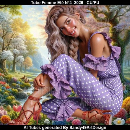 Tube Femme Eté N°4  2026