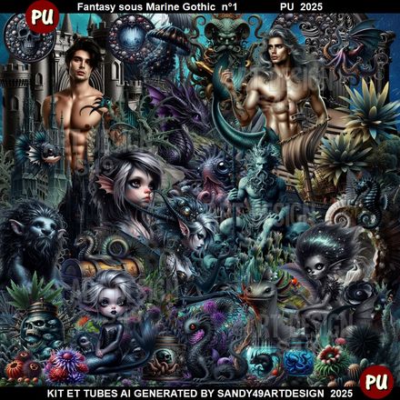  Fantasy Sous-Marine Gothic N°1