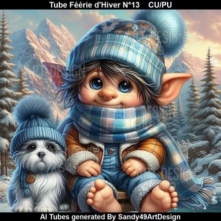 Tube Féérie d'Hiver N°13  