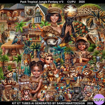 Pack Tropical Jungle Fantasy N°3