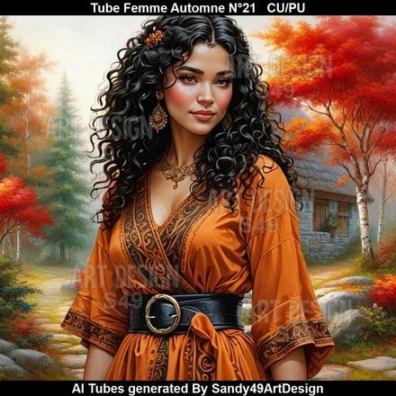 Tube Femme Automne N°21