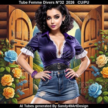 Tube Femme Divers N°32  2026   