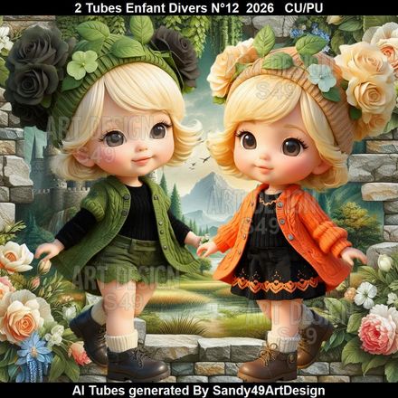 2 Tubes Enfant Divers N°12  2026