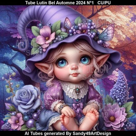 Tube Lutin Bel Automne 2024 N°1