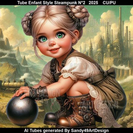 Tube Enfant Style Steampunk N°2  2025