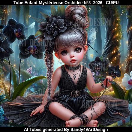 Tube Enfant Mystérieuse Orchidée N°3  2026
