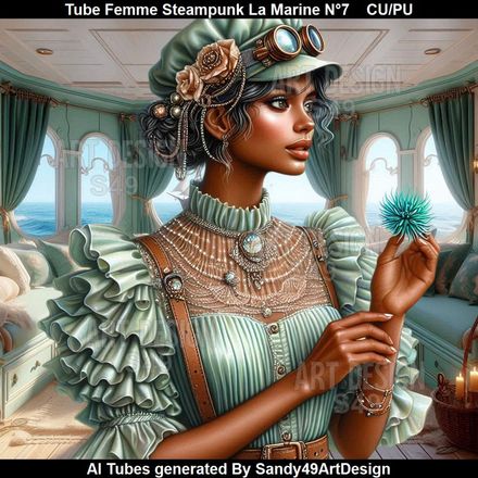 Tube Femme Steampunk La Marine N°7
