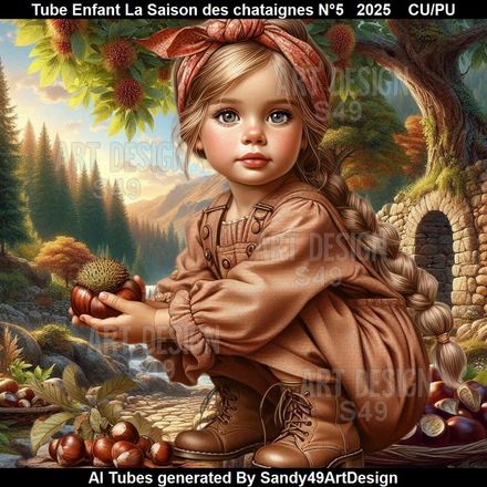 Tube Enfant La Saison des châtaignes N°5   2025