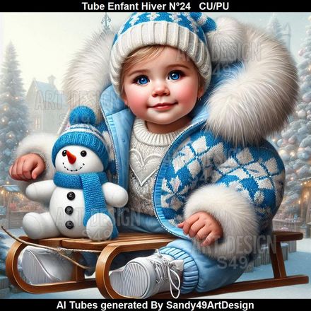 Tube Enfant Hiver N°24