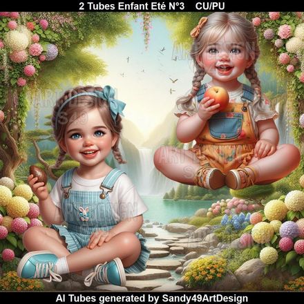 2 Tubes Enfant Eté N°3