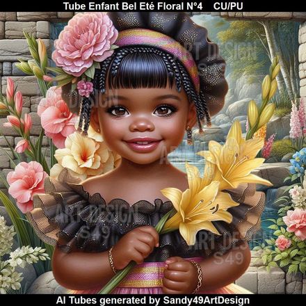 Tube Enfant Bel Eté Floral N°4