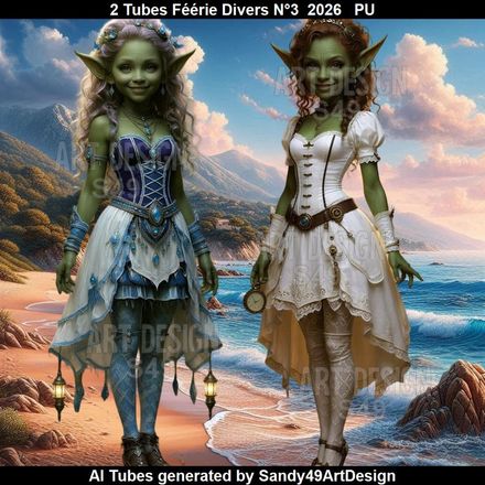 2 Tubes Féérie Divers N°3  2026