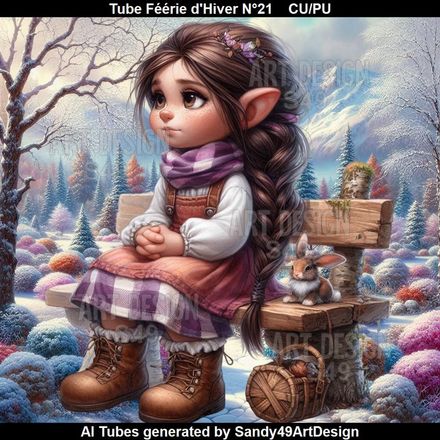 Tube Féérie d'Hiver N°21