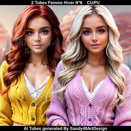 2 Tubes Femme Hiver N°6