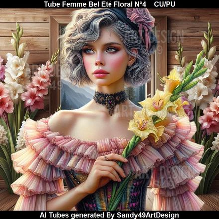 Tube Femme Bel Eté Floral N°4