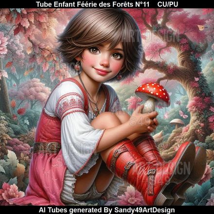 Tube Enfant Féérie des Forêts N°11