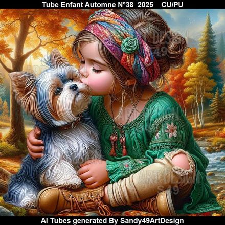 Tube Enfant Automne N°38    2025