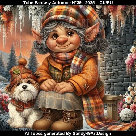 Tube Fantasy Automne N°39   2025