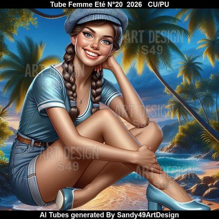 Tube Femme Eté N°20  2026
