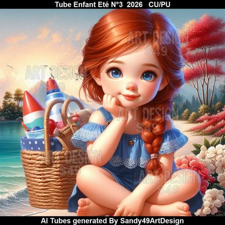 Tube Enfant Eté N°3  2026