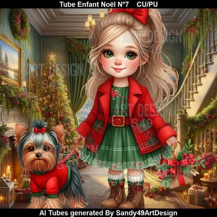 Tube Enfant Noël N°7