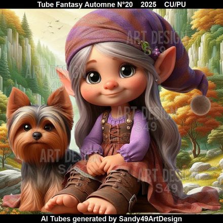 Tube Fantasy Automne N°20    2025